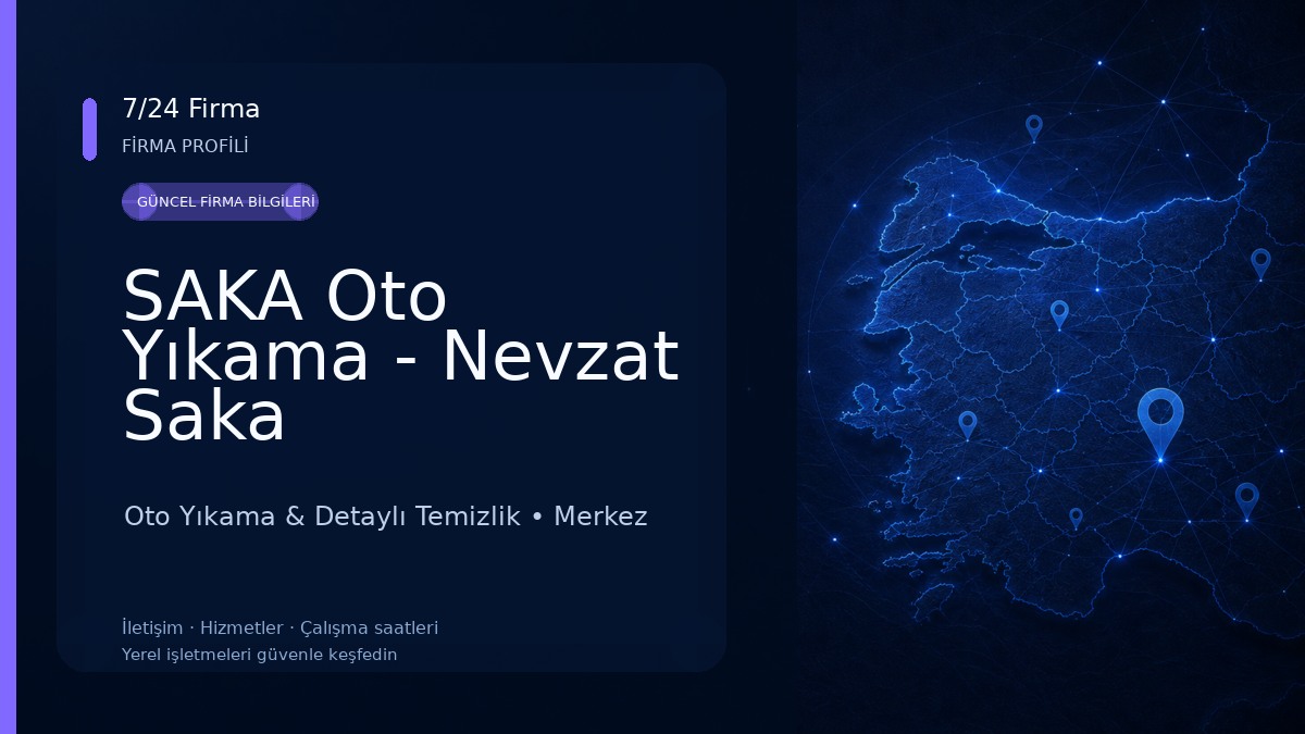 SAKA Oto Yıkama - Nevzat Saka 