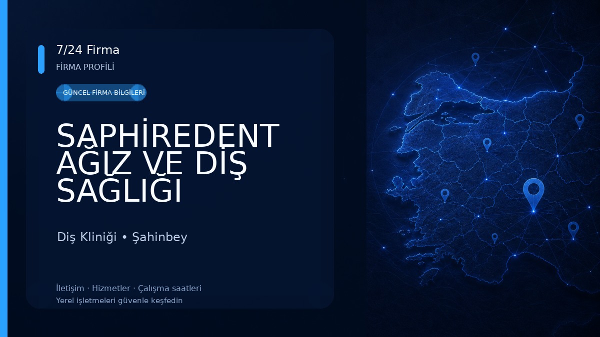 SAPHİREDENT AĞIZ VE DİŞ SAĞLIĞI POLİKLİNİĞİ Diş Kliniği