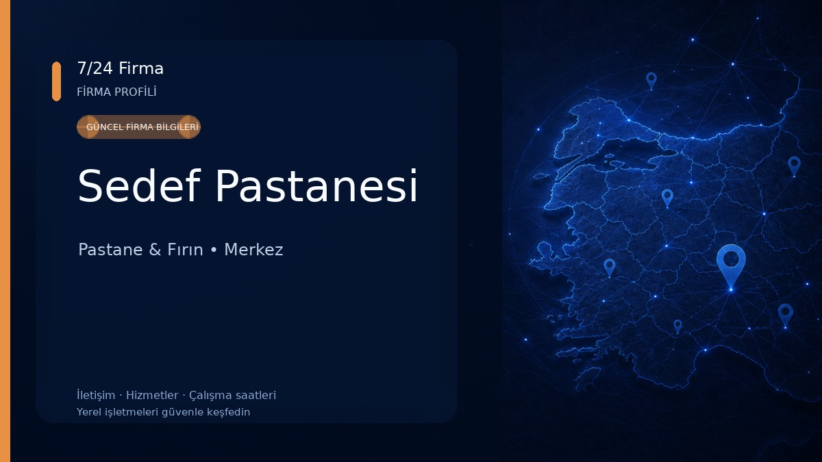 Sedef Pastanesi Pastane & Fırın