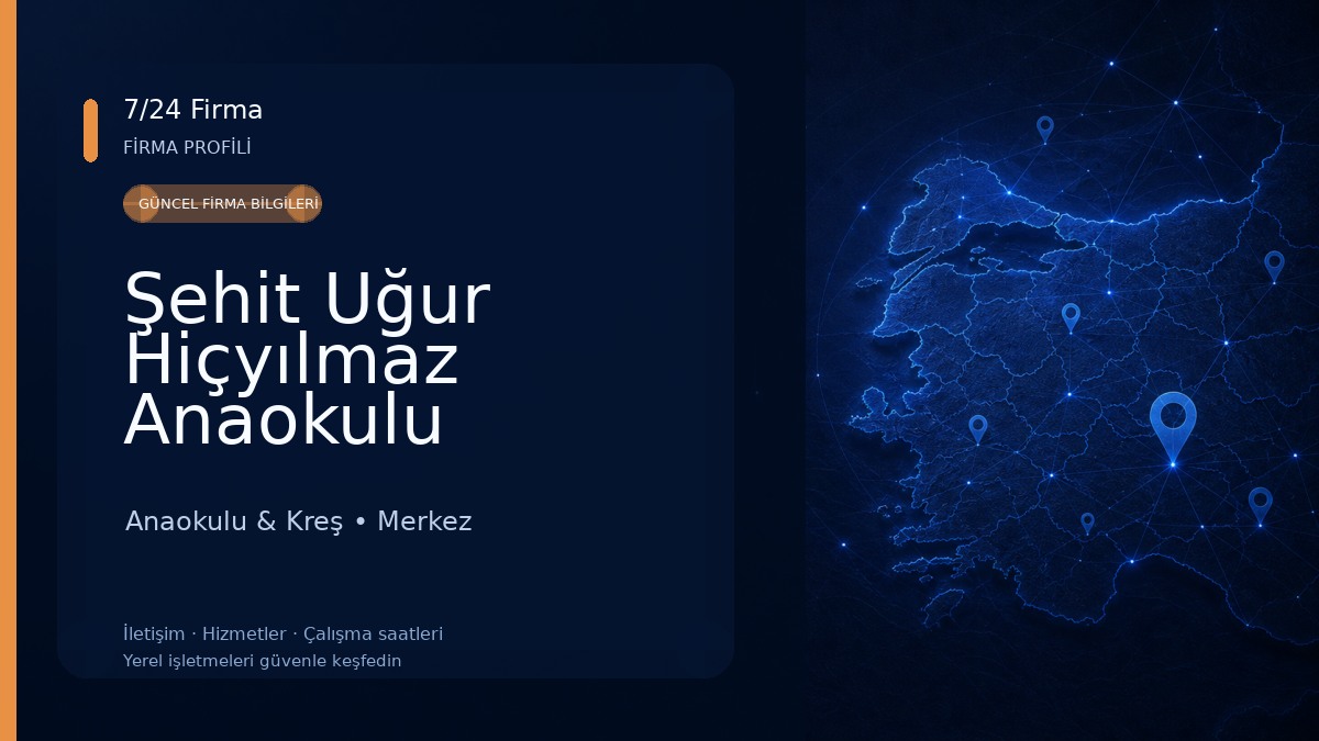 Şehit Uğur Hiçyılmaz Anaokulu Anaokulu & Kreş