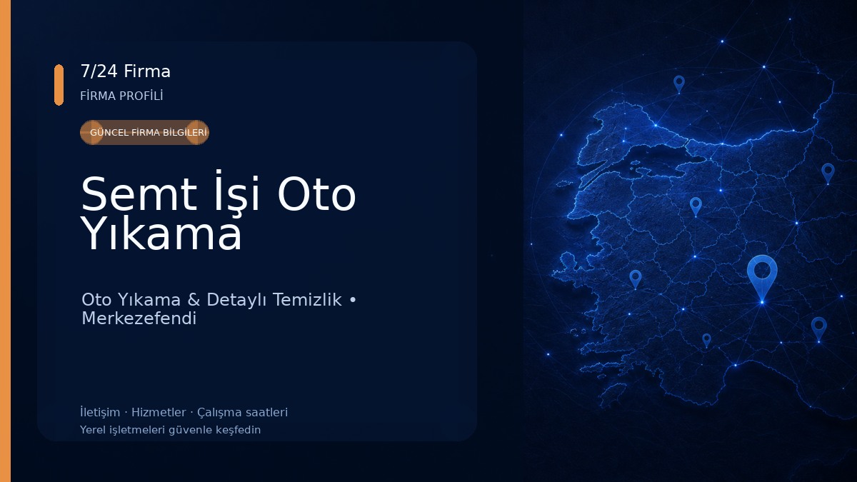 Semt İşi Oto Yıkama 