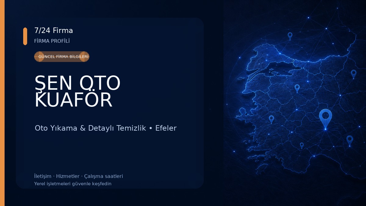 ŞEN OTO KUAFÖR Oto Yıkama & Detaylı Temizlik