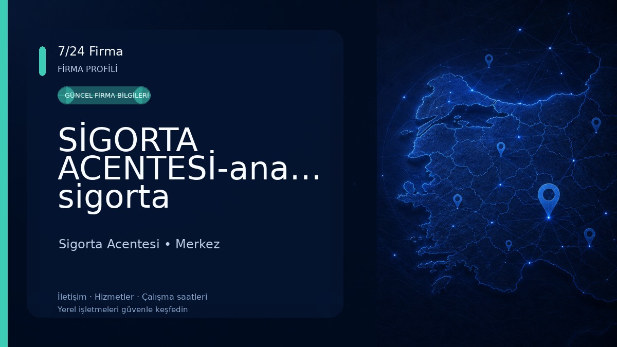 SİGORTA ACENTESİ-analitik sigorta Sigorta Acentesi