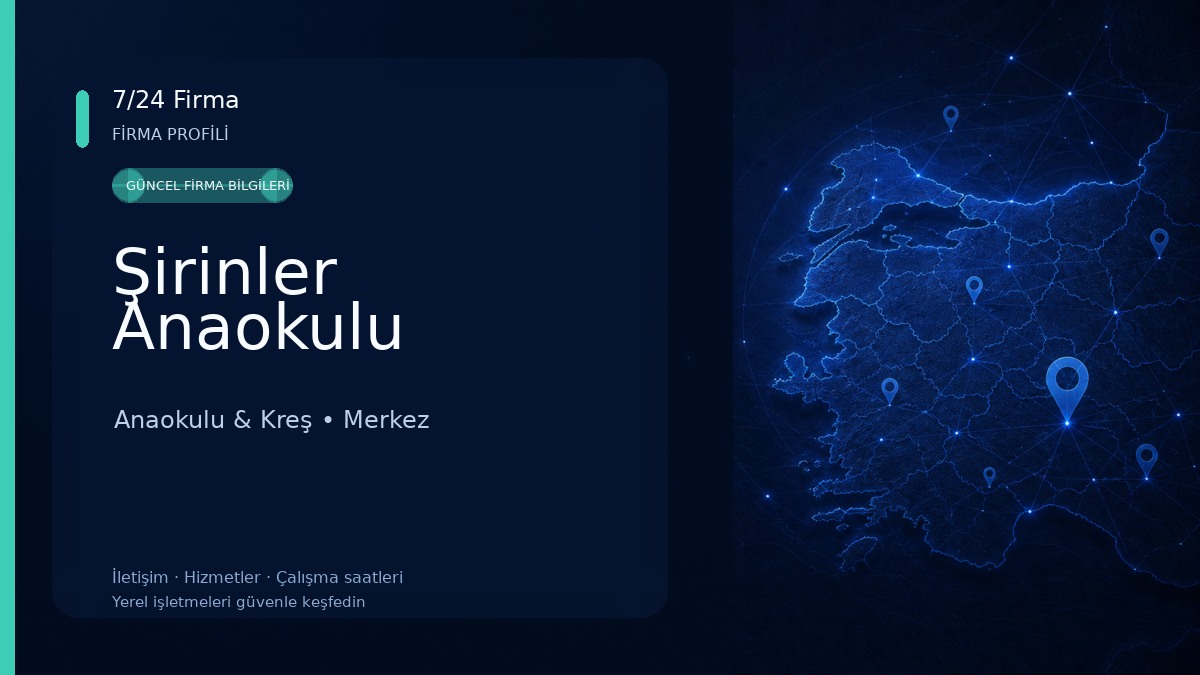 Şirinler Anaokulu Anaokulu & Kreş