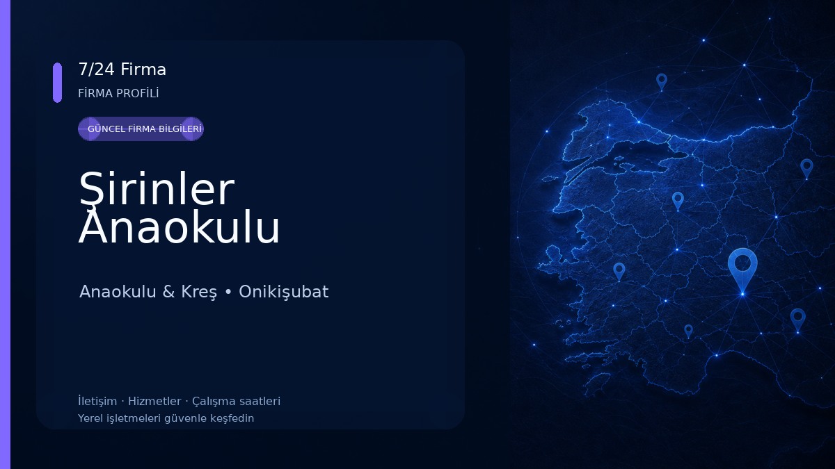Şirinler Anaokulu Anaokulu & Kreş