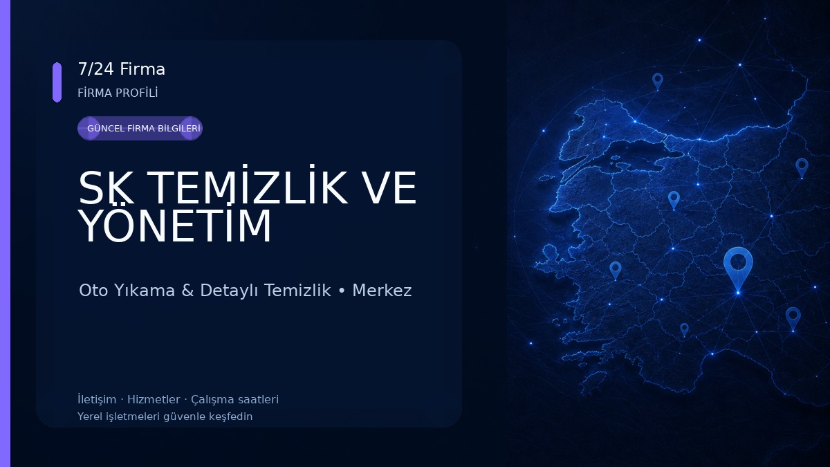 SK TEMİZLİK VE YÖNETİM Oto Yıkama & Detaylı Temizlik