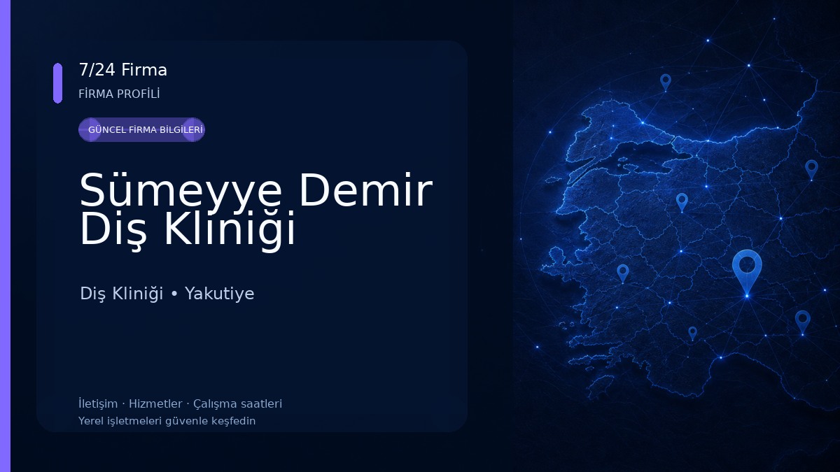 Sümeyye Demir Diş Kliniği Diş Kliniği