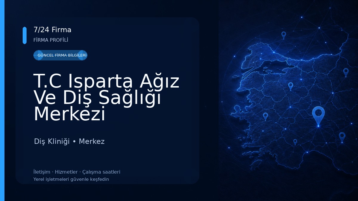 T.C Isparta Ağız Ve Diş Sağlığı Merkezi Diş Kliniği