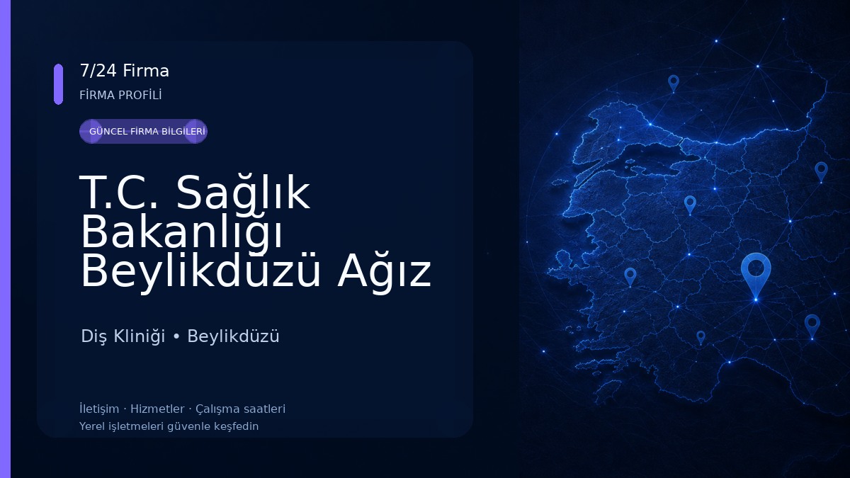 T.C. Sağlık Bakanlığı Beylikdüzü Ağız ve Diş Sağlığı Merkezi Diş Kliniği