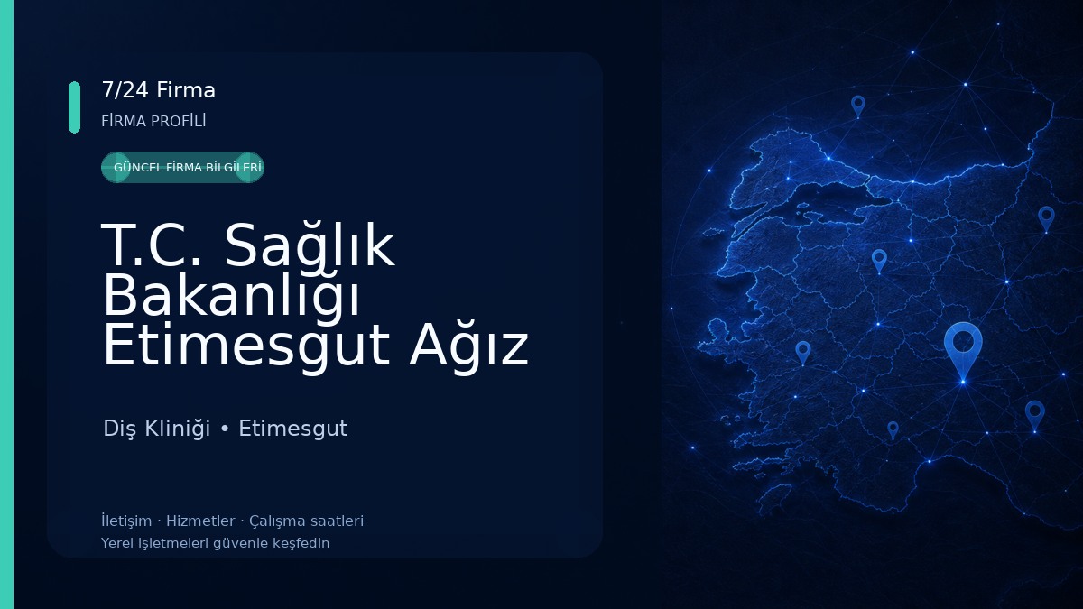 T.C. Sağlık Bakanlığı Etimesgut Ağız Ve Diş Sağlığı Merkezi Diş Kliniği