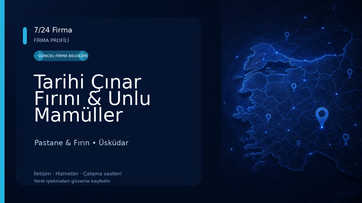 Tarihi Çınar Fırını & Unlu Mamüller Pastane & Fırın