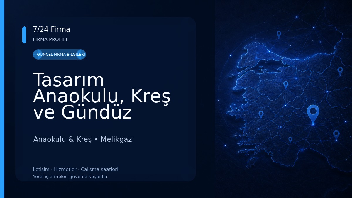 Tasarım Anaokulu, Kreş ve Gündüz Bakımevi Anaokulu & Kreş
