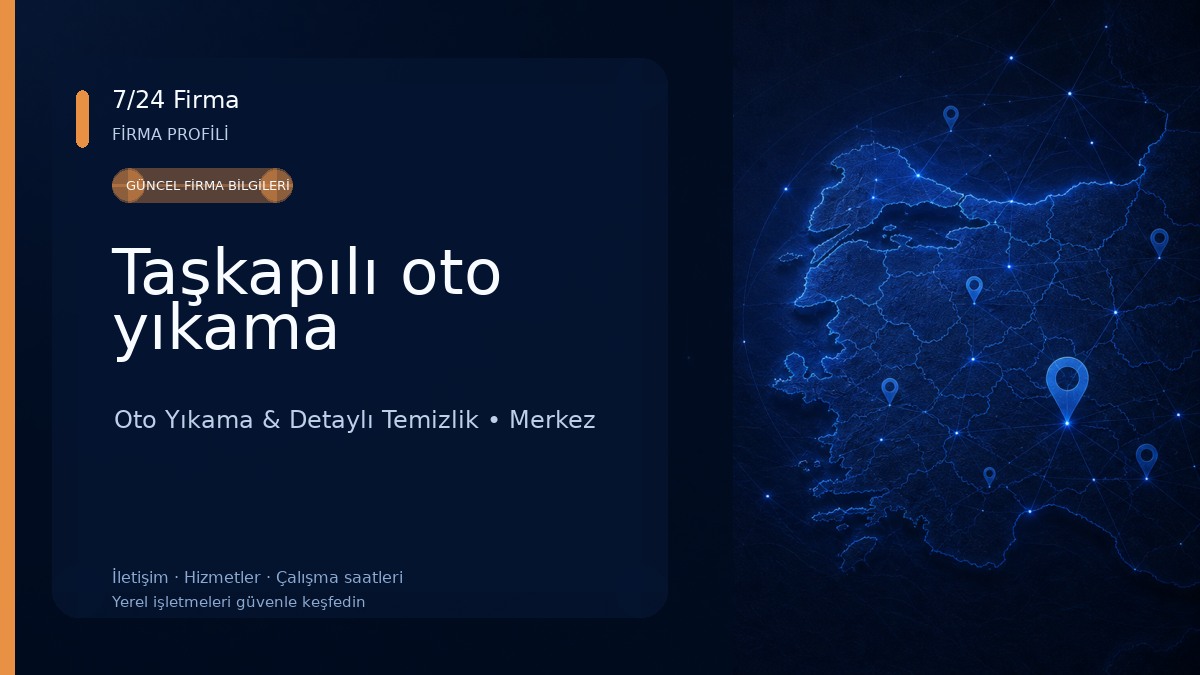 Taşkapılı oto yıkama 