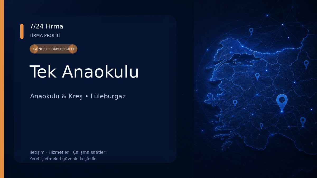 Tek Anaokulu