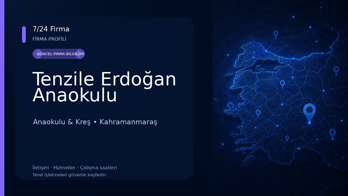 Tenzile Erdoğan Anaokulu Anaokulu & Kreş