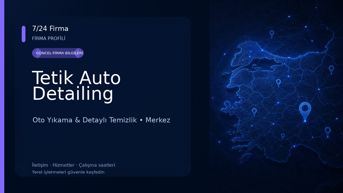 Tetik Auto Detailing Oto Yıkama & Detaylı Temizlik
