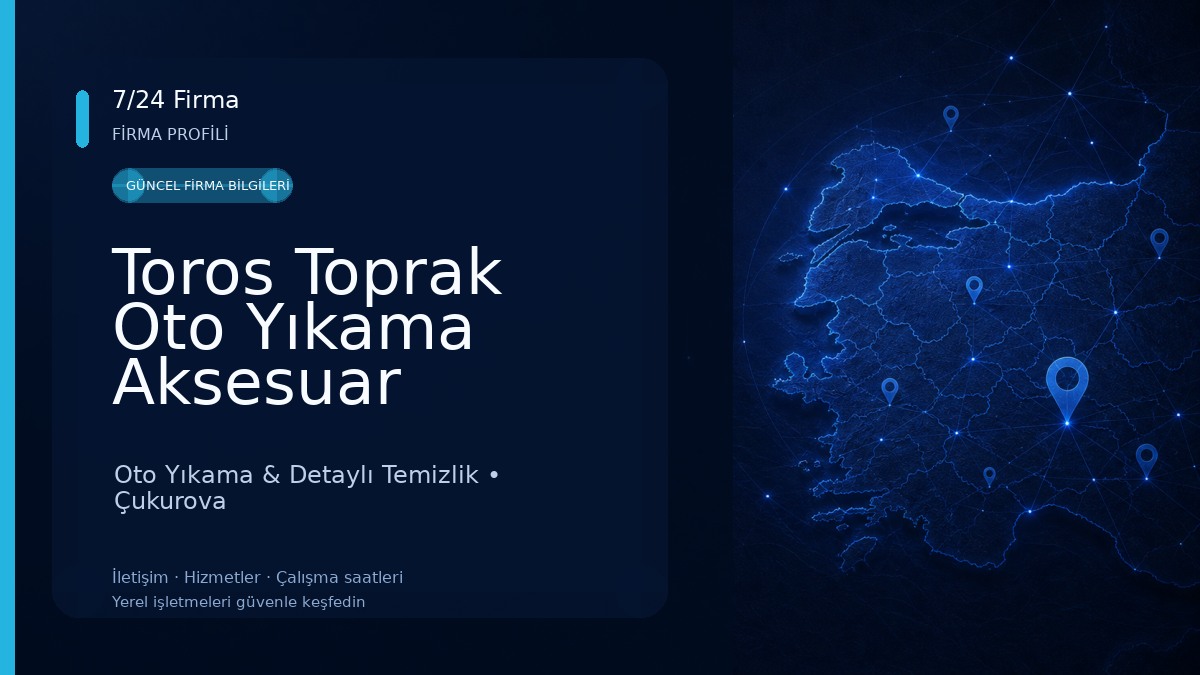 Toros Toprak Oto Yıkama Aksesuar Oto Yıkama & Detaylı Temizlik