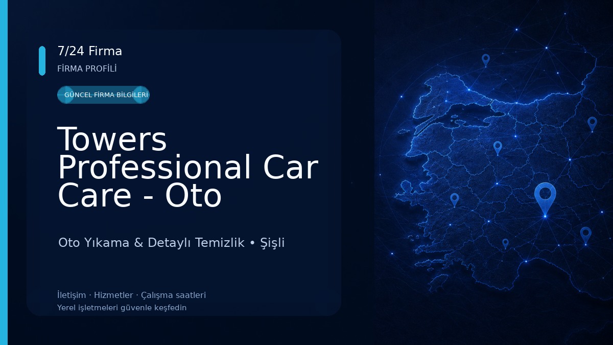 Towers Professional Car Care - Oto Kuaför Oto Yıkama & Detaylı Temizlik