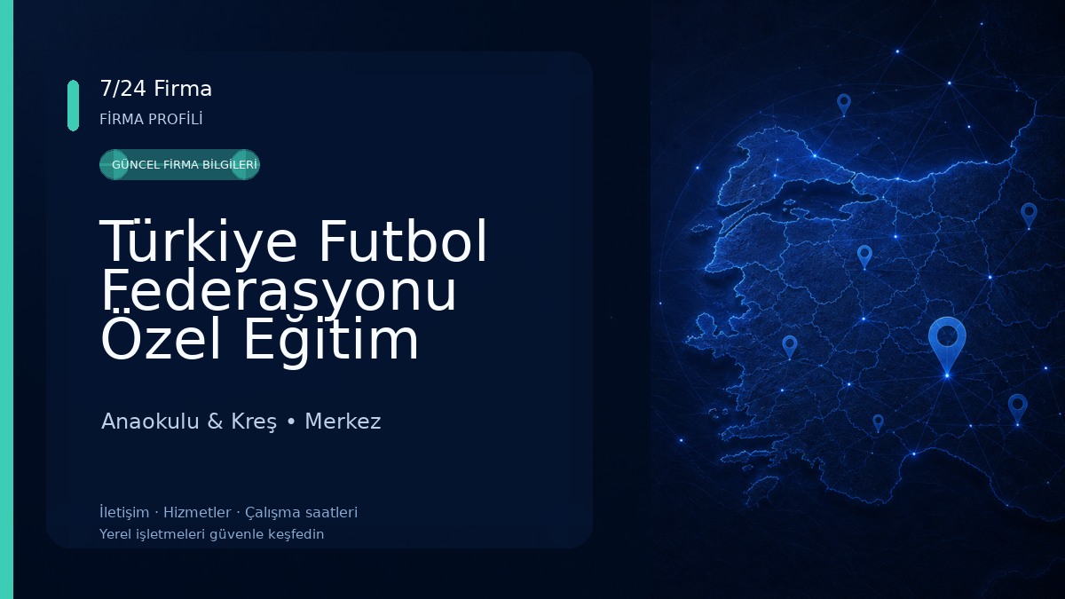 Türkiye Futbol Federasyonu Özel Eğitim Anaokulu 