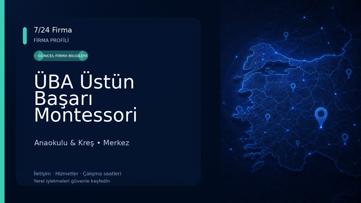 ÜBA Üstün Başarı Montessori Anaokulu Anaokulu & Kreş