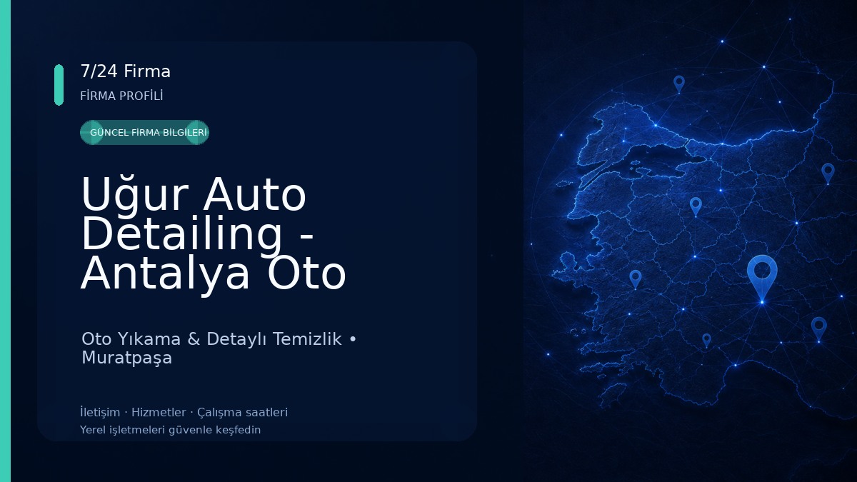 Uğur Auto Detailing - Antalya Oto Yıkama Oto Yıkama & Detaylı Temizlik