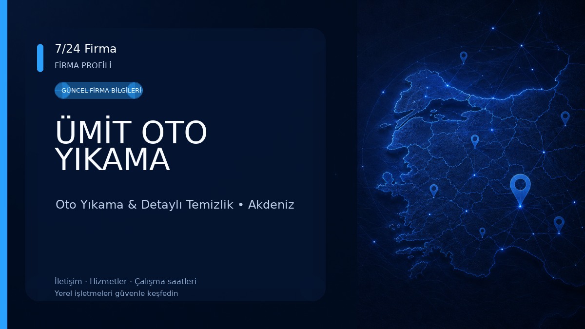 ÜMİT OTO YIKAMA Oto Yıkama & Detaylı Temizlik