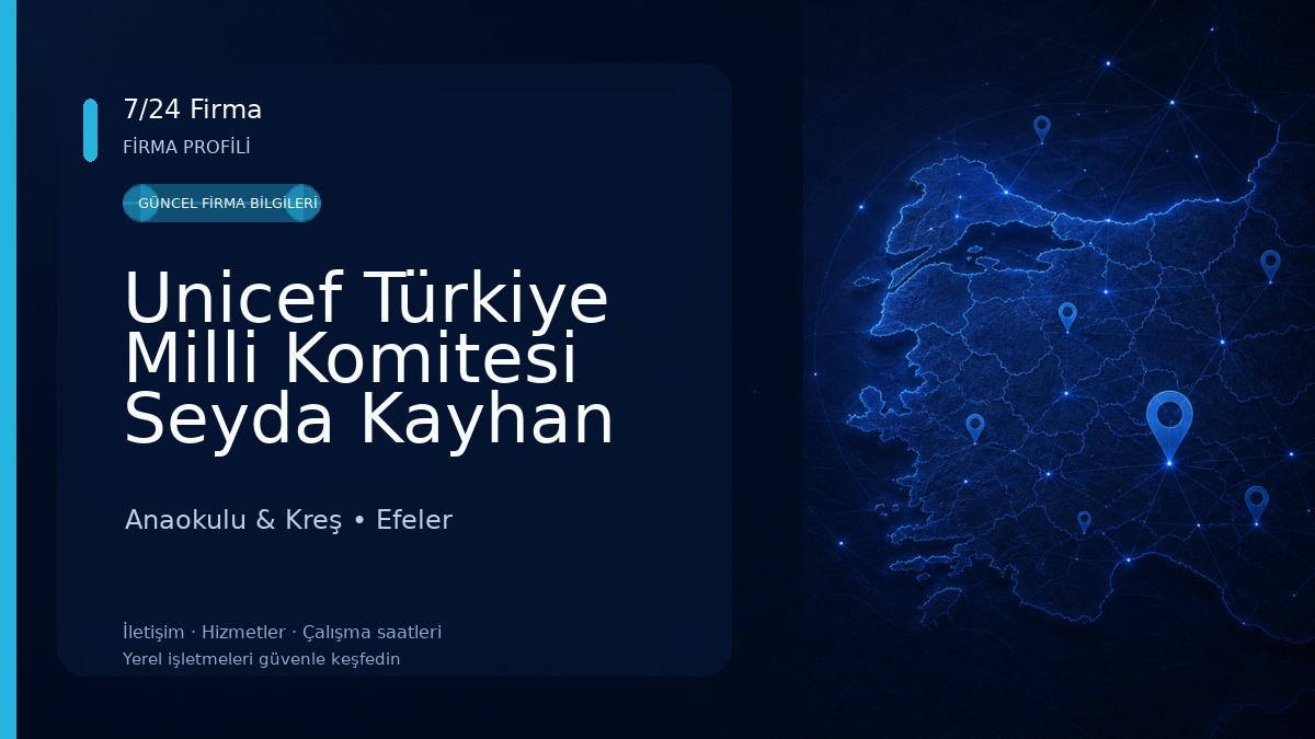 Unicef Türkiye Milli Komitesi Seyda Kayhan Anaokulu Anaokulu & Kreş
