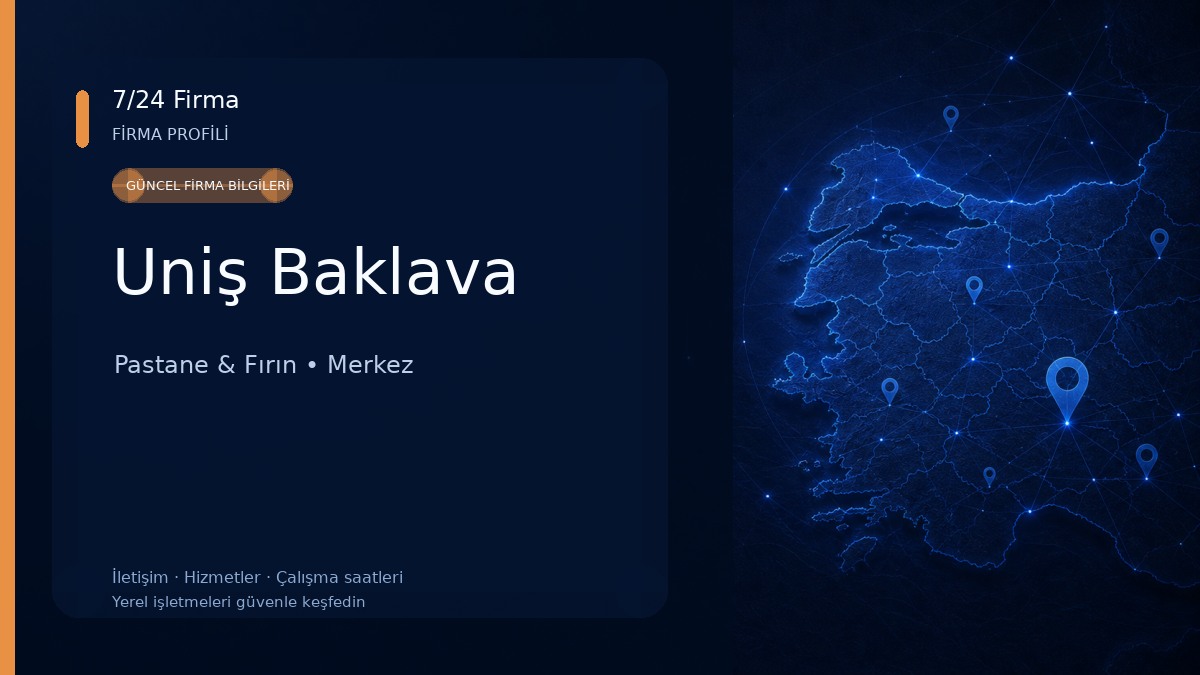 Uniş Baklava Pastane & Fırın