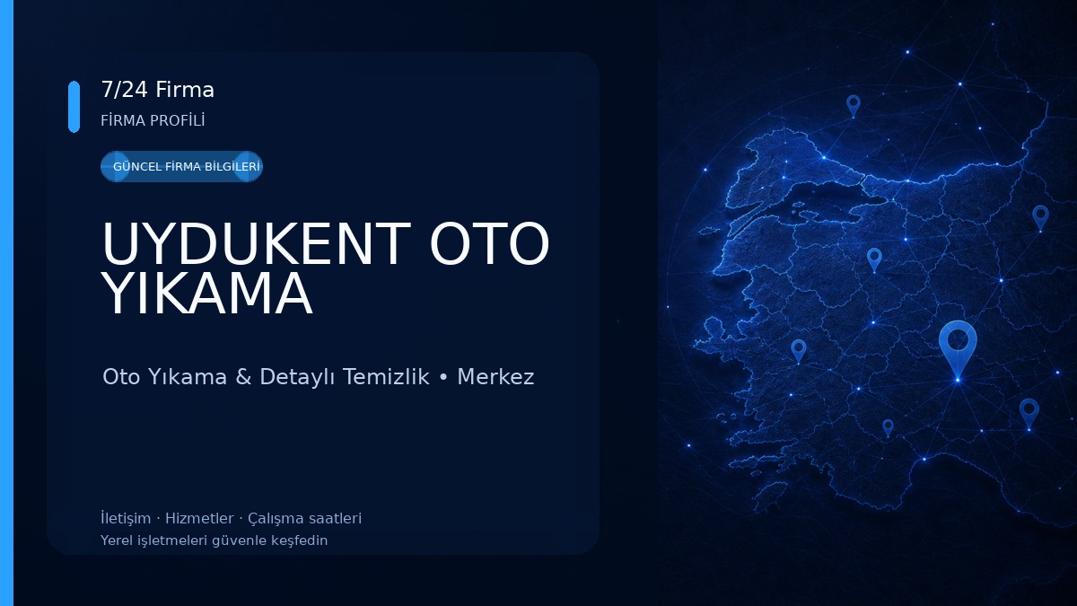 UYDUKENT OTO YIKAMA Oto Yıkama & Detaylı Temizlik