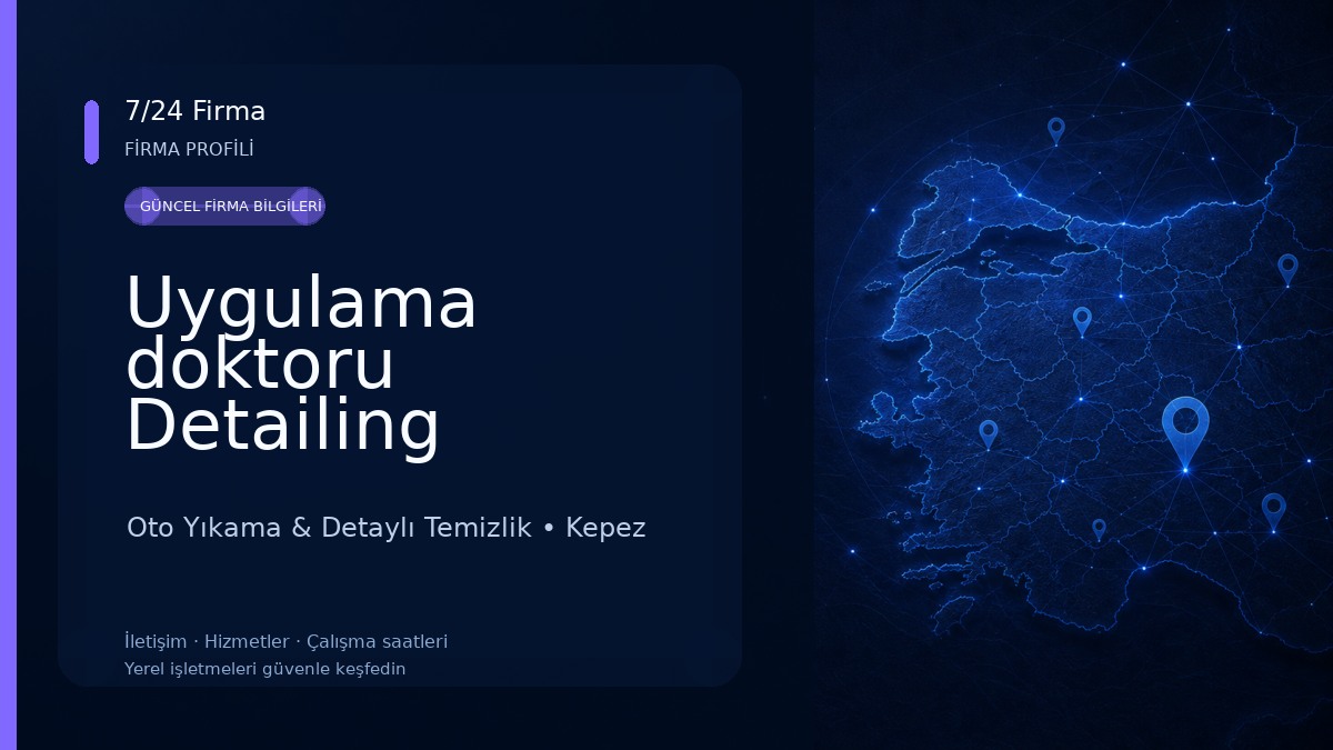 Uygulama doktoru Detailing restorasyon Merkezi / Profesyonel Araç Bakım Merkezi Oto Yıkama & Detaylı Temizlik