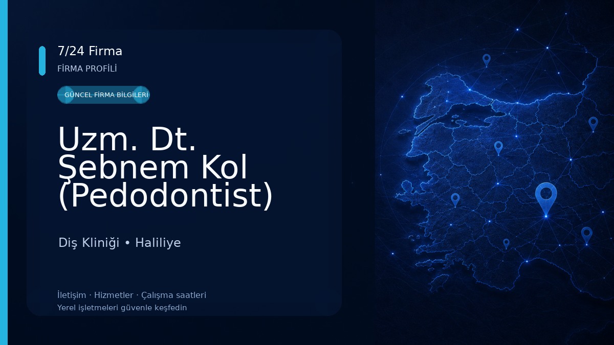 Uzm. Dt. Şebnem Kol (Pedodontist)