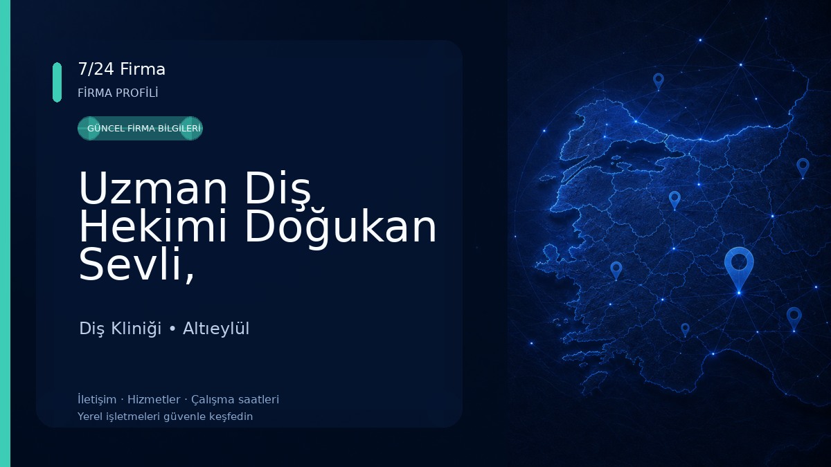 Uzman Diş Hekimi Doğukan Sevli, Periodontoloji, İmplant Diş Kliniği