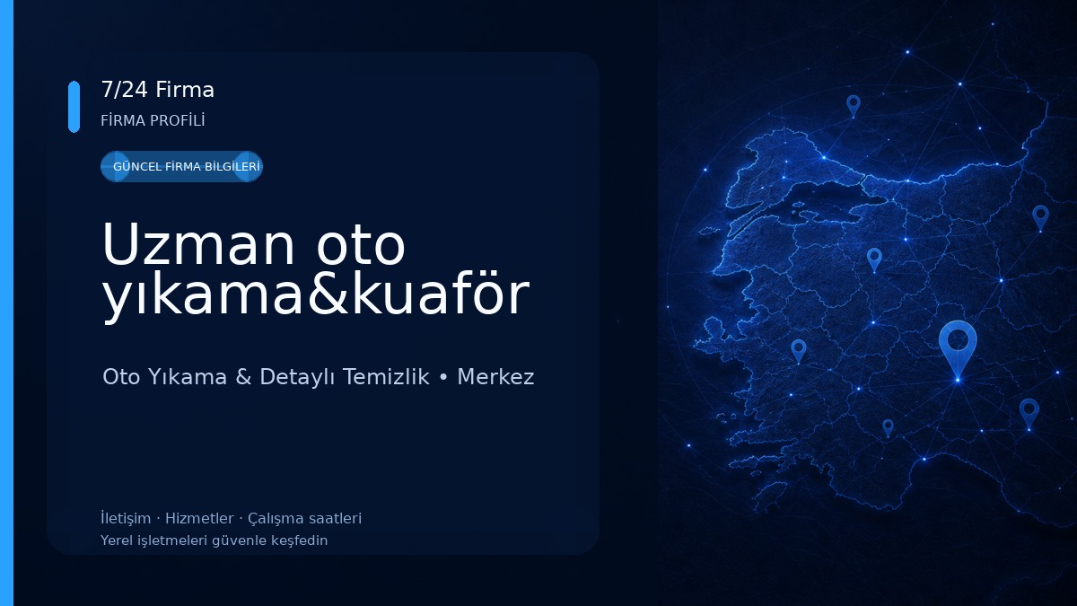 Uzman oto yıkama&kuaför Oto Yıkama & Detaylı Temizlik
