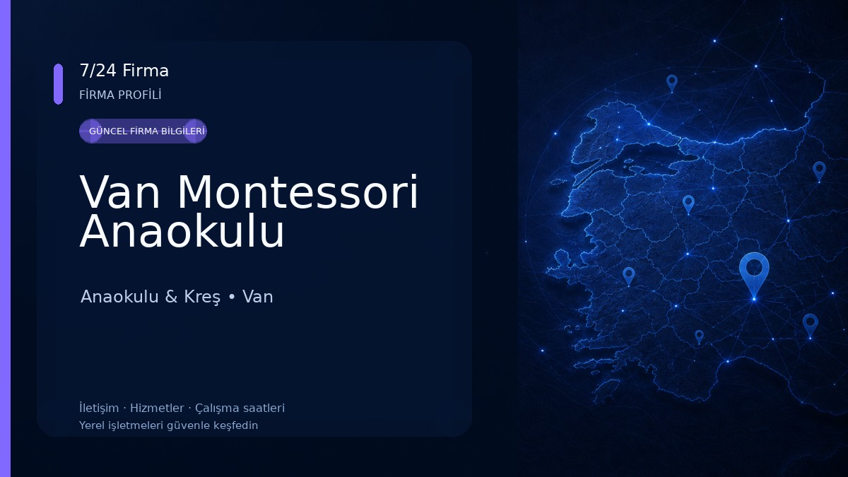 Van Montessori Anaokulu
