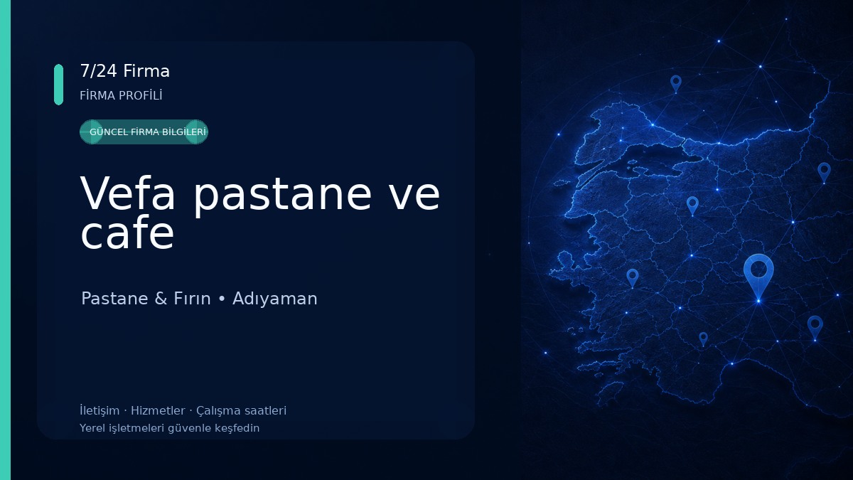 Vefa pastane ve cafe 