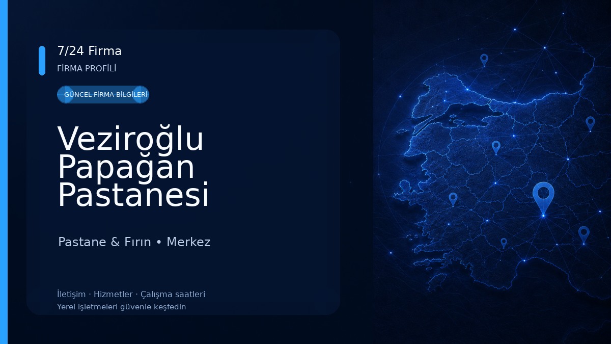 Veziroğlu Papağan Pastanesi Pastane & Fırın