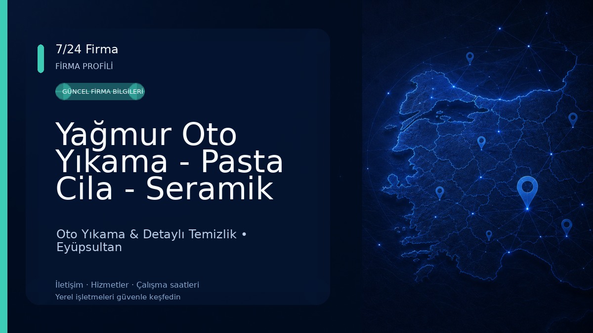 Yağmur Oto Yıkama - Pasta Cila - Seramik Kaplama - Oto Kuaför