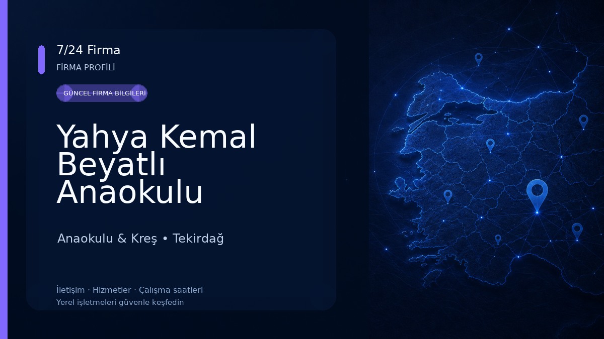 Yahya Kemal Beyatlı Anaokulu Anaokulu & Kreş