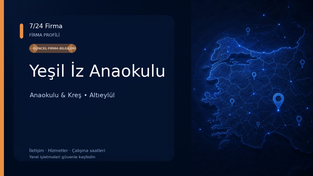 Yeşil İz Anaokulu Anaokulu & Kreş