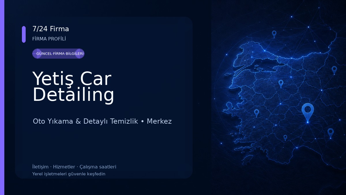 Yetiş Car Detailing Oto Yıkama & Detaylı Temizlik
