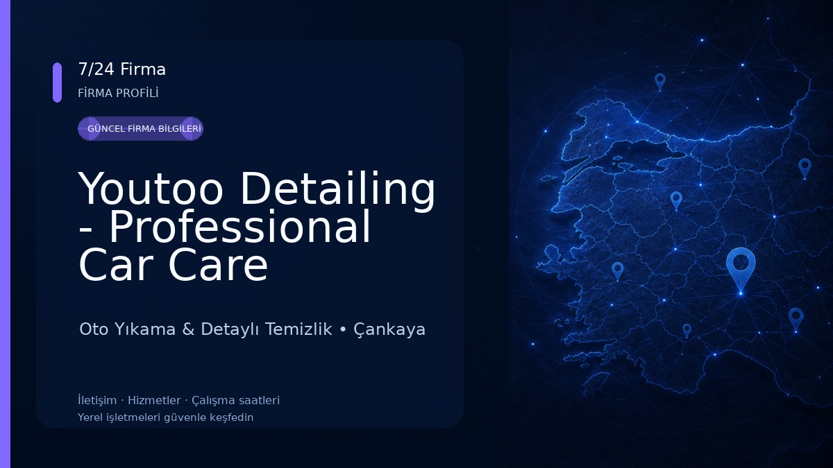 Youtoo Detailing - Professional Car Care Systems Oto Yıkama & Detaylı Temizlik