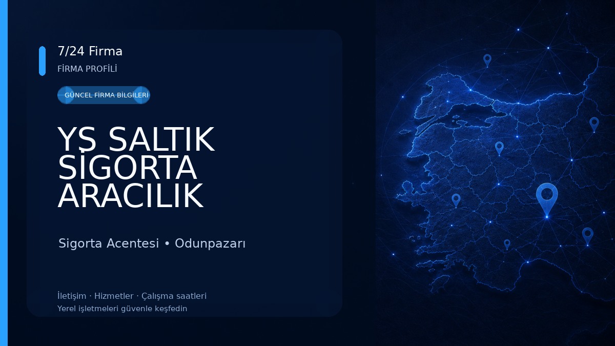 YS SALTIK SİGORTA ARACILIK HİZMETLERİ Sigorta Acentesi