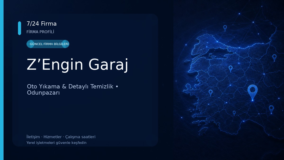 Z’Engin Garaj Oto Yıkama & Detaylı Temizlik