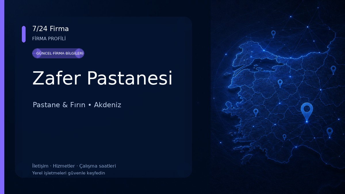 Zafer Pastanesi Pastane & Fırın